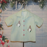 Boys Christmas Snowman Shirt